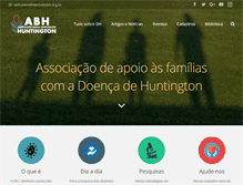 Tablet Screenshot of abh.org.br